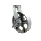 Service Caster 10'' Extra Heavy Duty Semi Steel Cast Iron Wheel Swivel Caster with Brake CRAN-SCC-KP92S1030-SSR-SLB - alternate 1